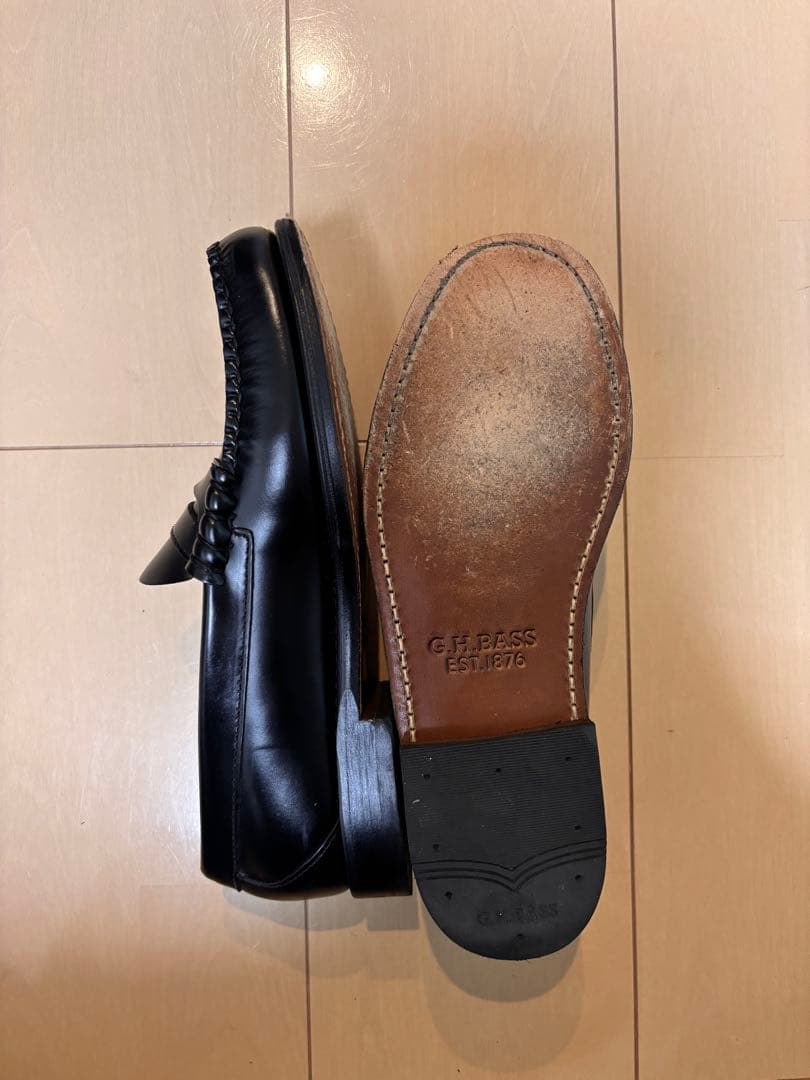 G.H. Bass ブラック ローファー UK7/US6