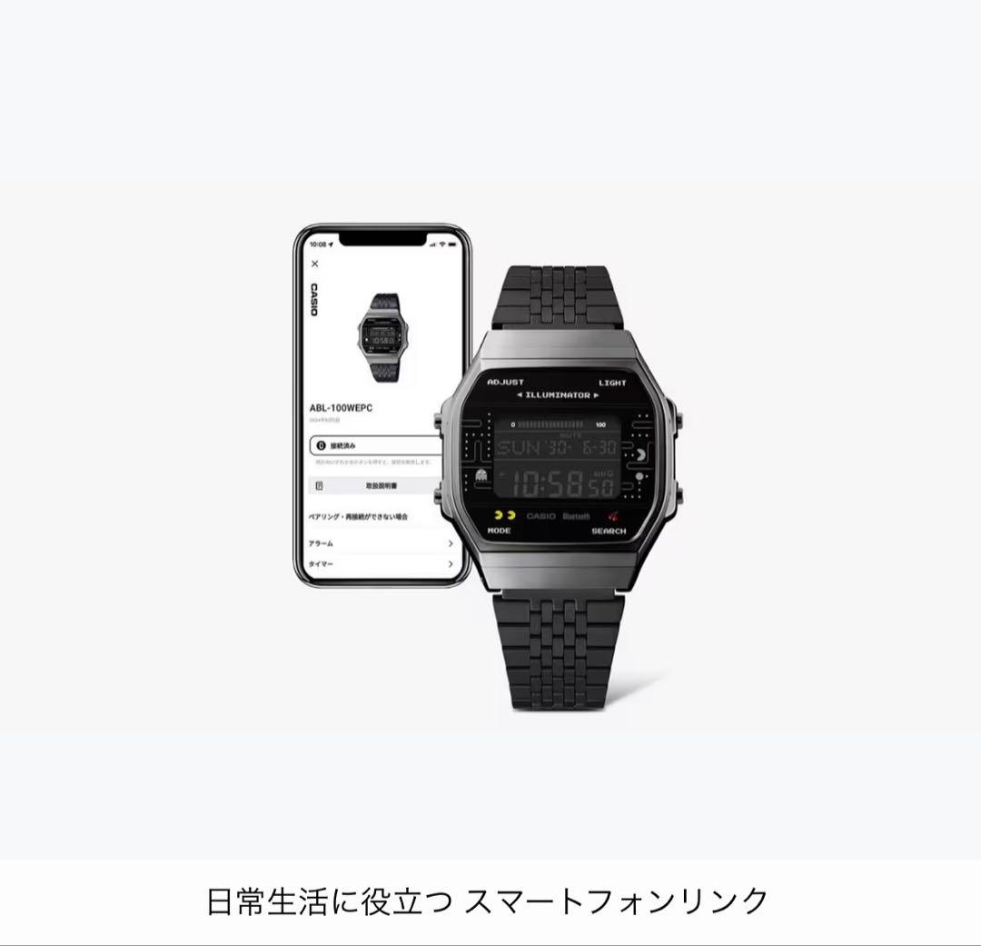 【新品】 CASIO カシオ パックマンコラボ ABL-100WEPC