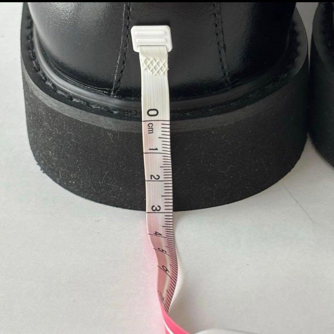 ✨極美品✨オックスフォード&ダービー プレーントゥUチップ 厚底レザービジネス黒