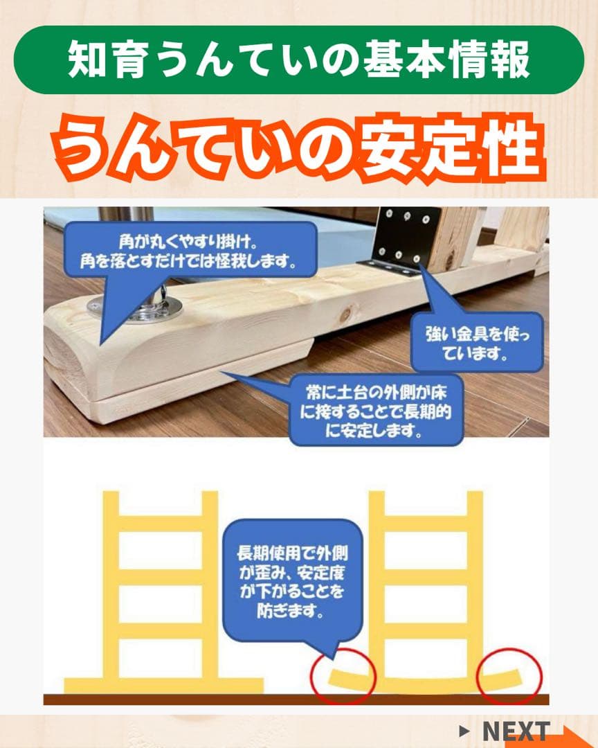 知育うんてい　オプションは追加出品で価格調整予定