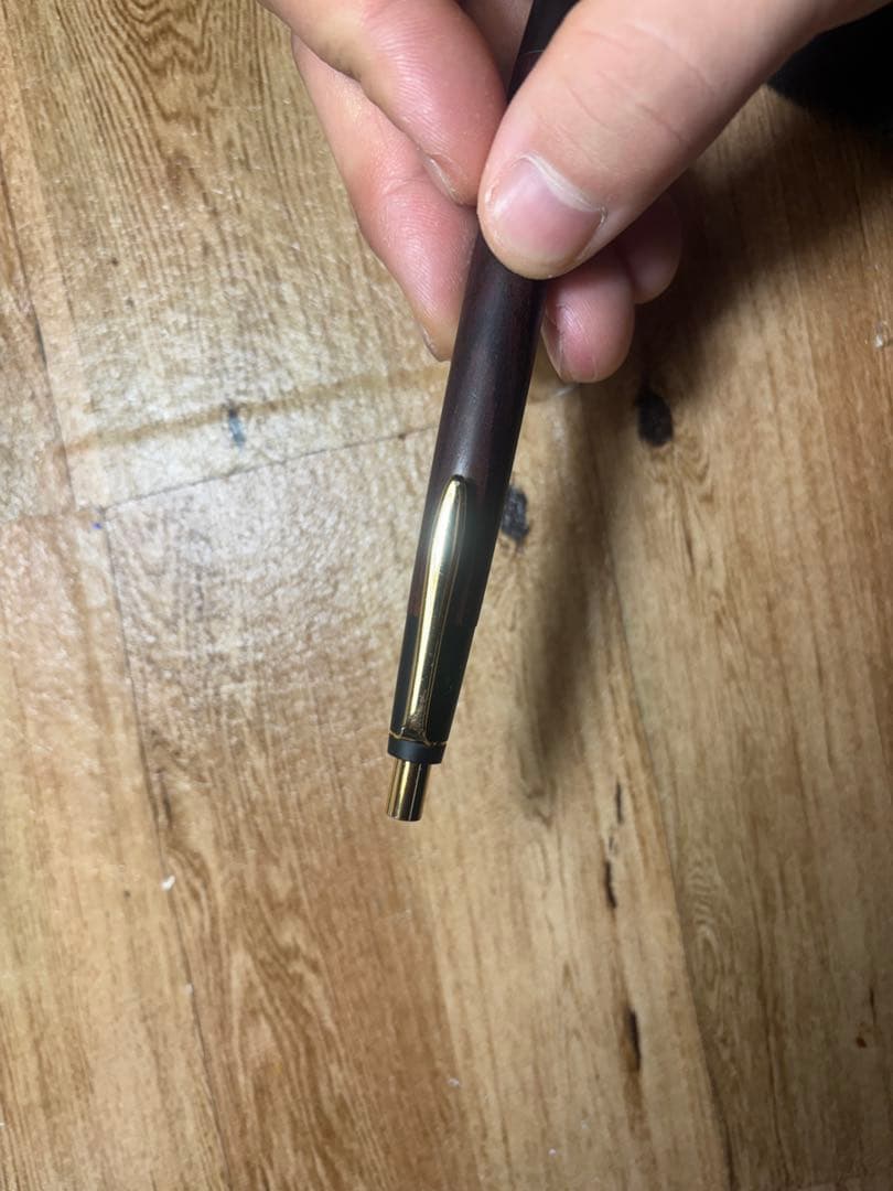 野原工芸　旧型シャープペン　キングウッド