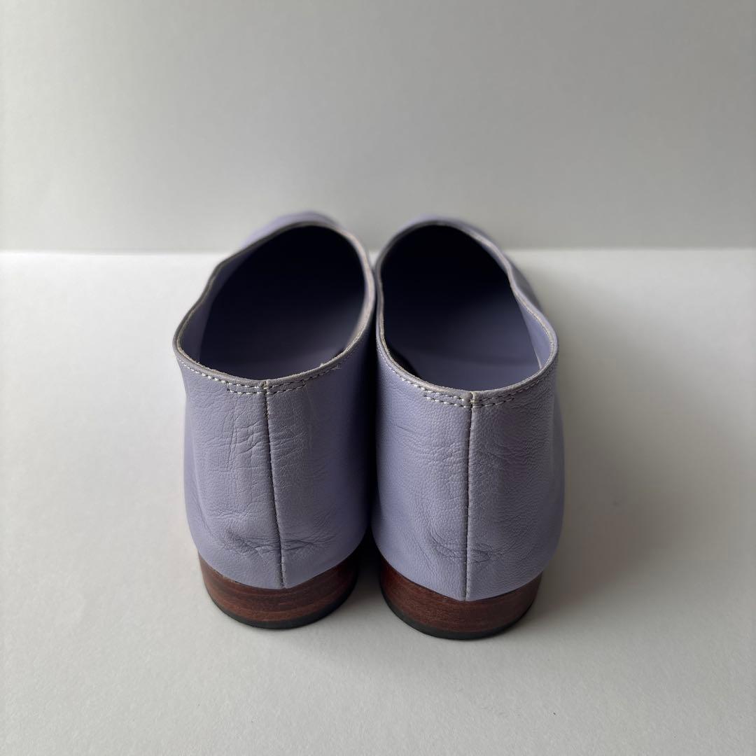 マルティニアーノ MARTINIANO 37 ラベンダー フラットシューズ