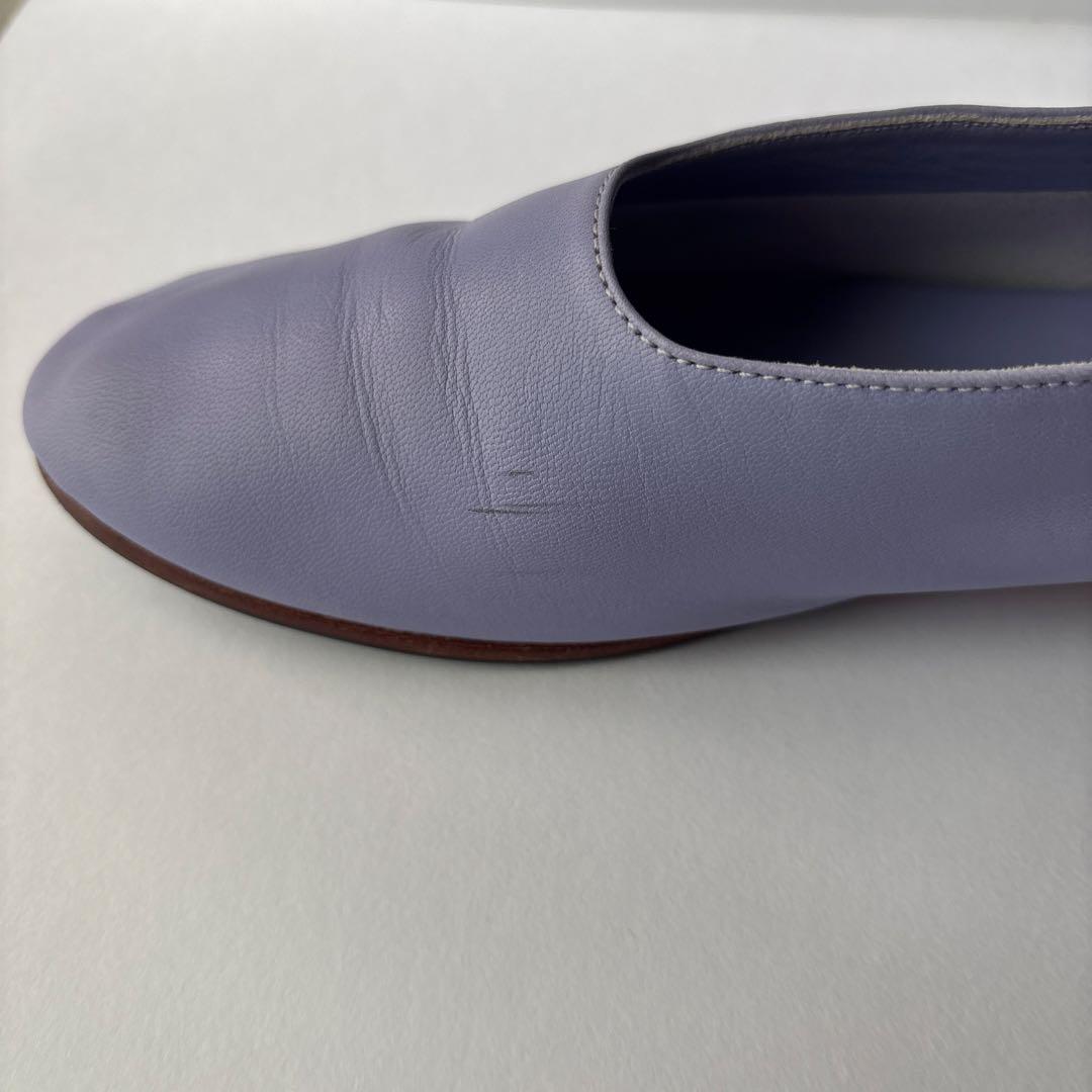 マルティニアーノ MARTINIANO 37 ラベンダー フラットシューズ