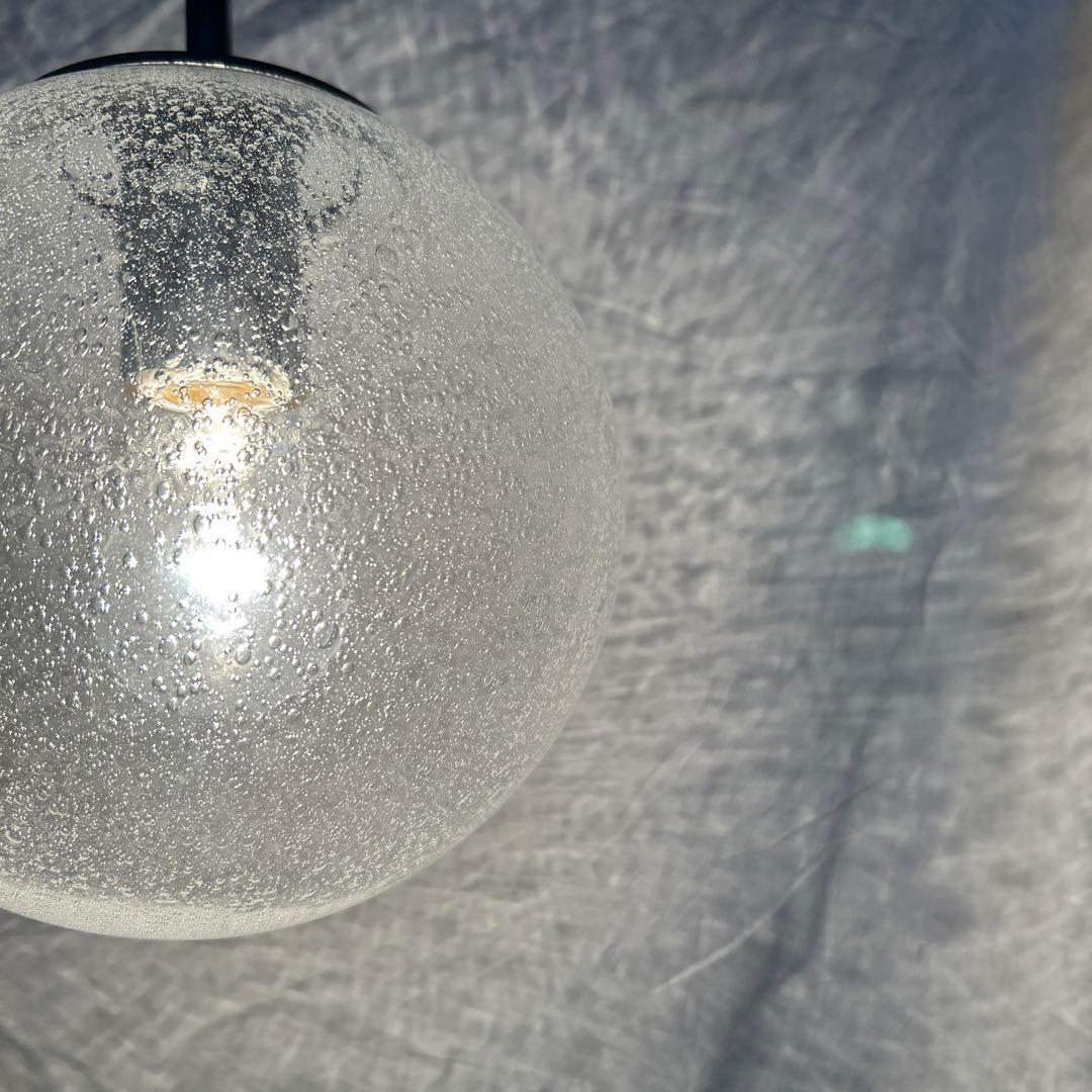 ヴィンテージ　ヤマギワ　ガラスボール　ミッドセンチュリー　スペースエイジ