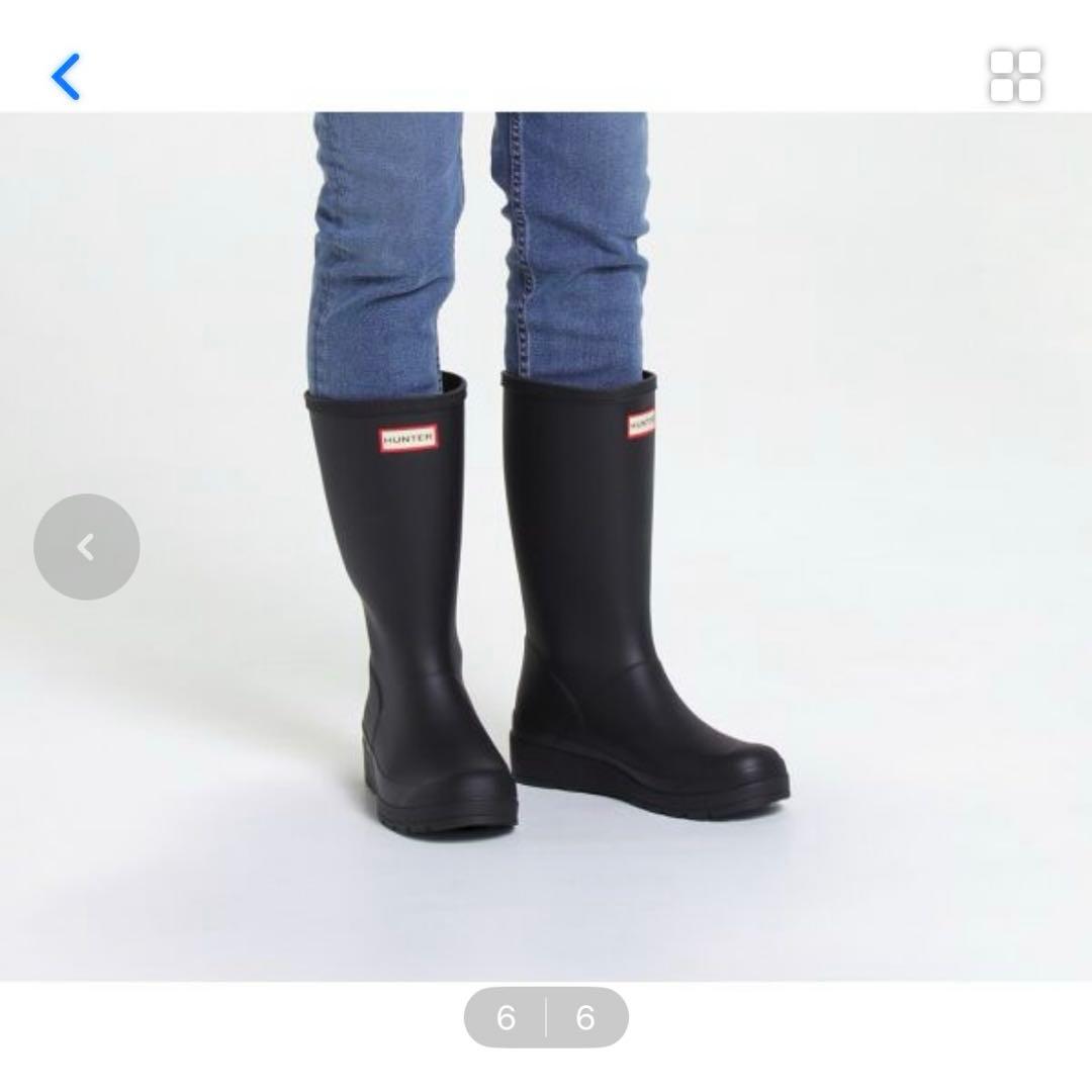 【現行モデル】HUNTER 24cmブラック 長靴