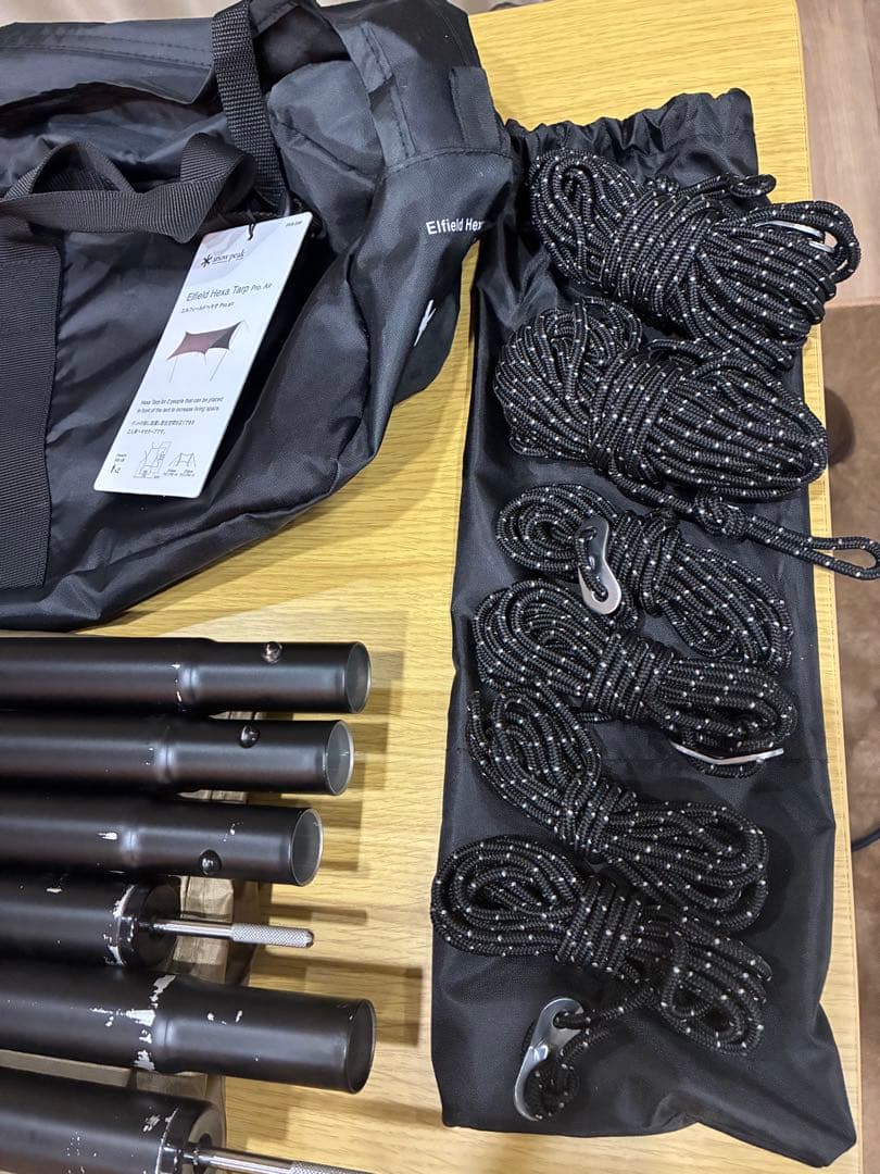 スノーピーク　エルフィールドヘキサ　pro．air ウイングポール210付き‼️