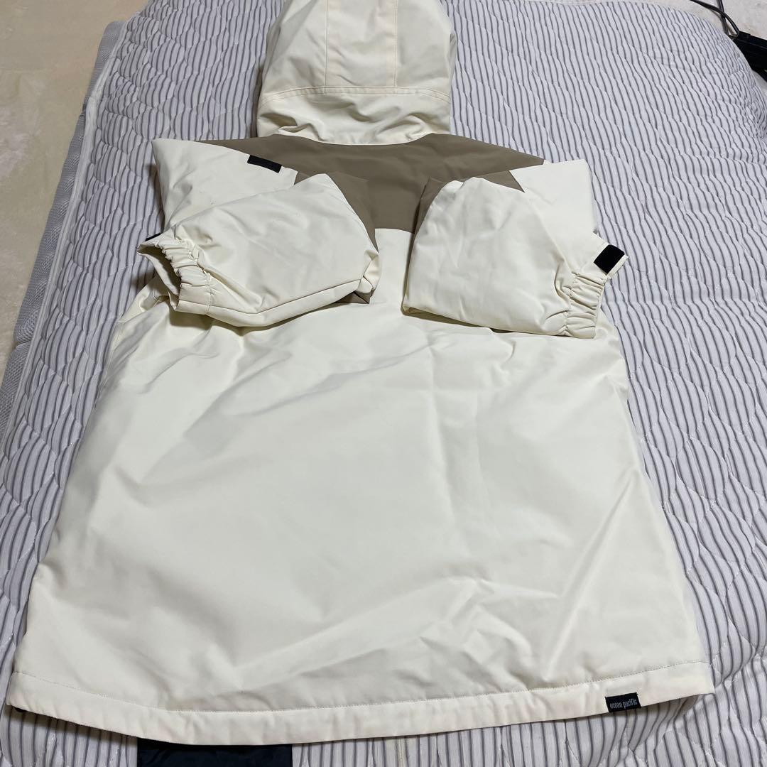 OP ホワイトベージュ ジャケット パンツ上下セット
