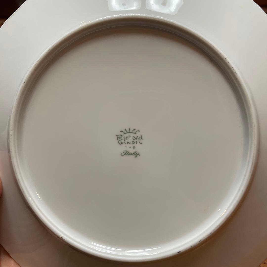 リチャードジノリ　ベッキオホワイト　ベッキオレバント ディナープレート 9枚