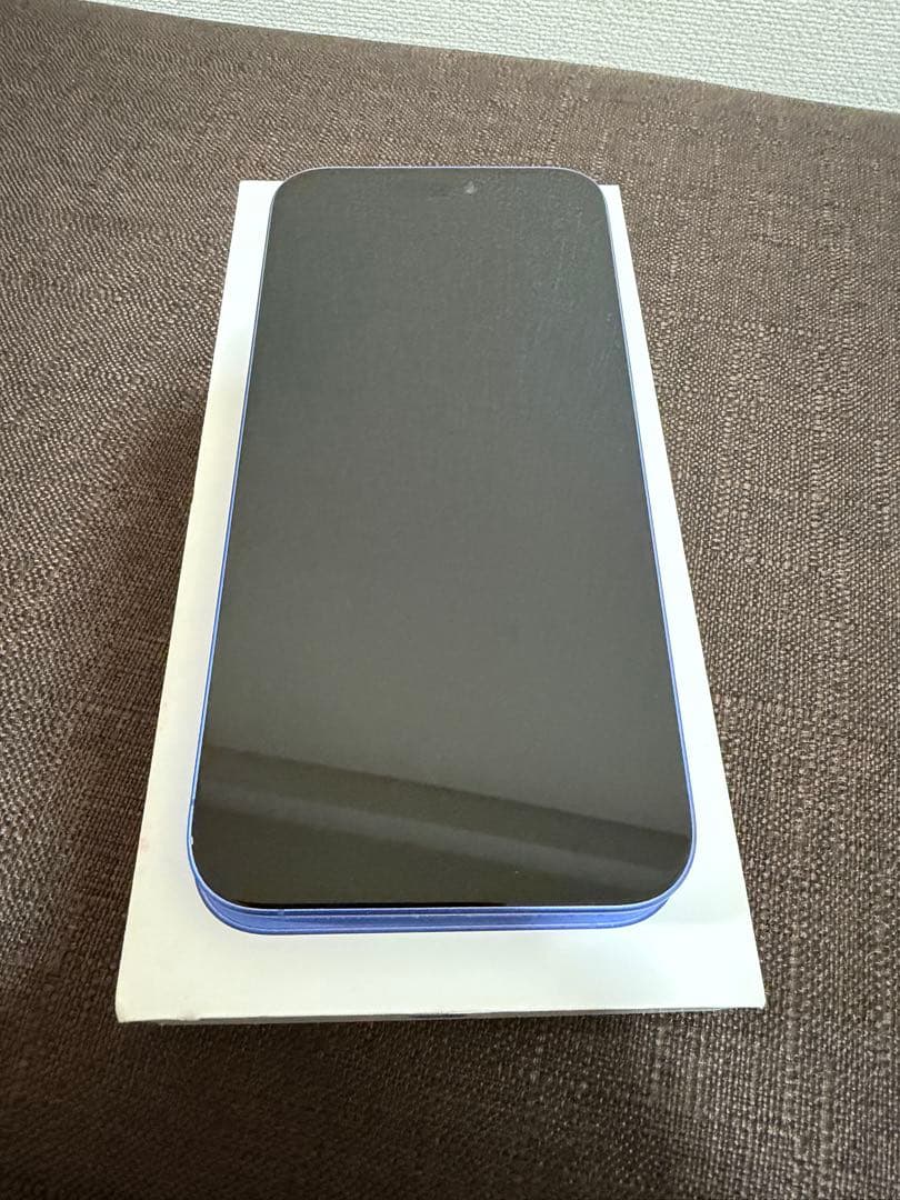 iPhone16puls 128GB ウルトラマリン　充電ケーブルガラスフィルム