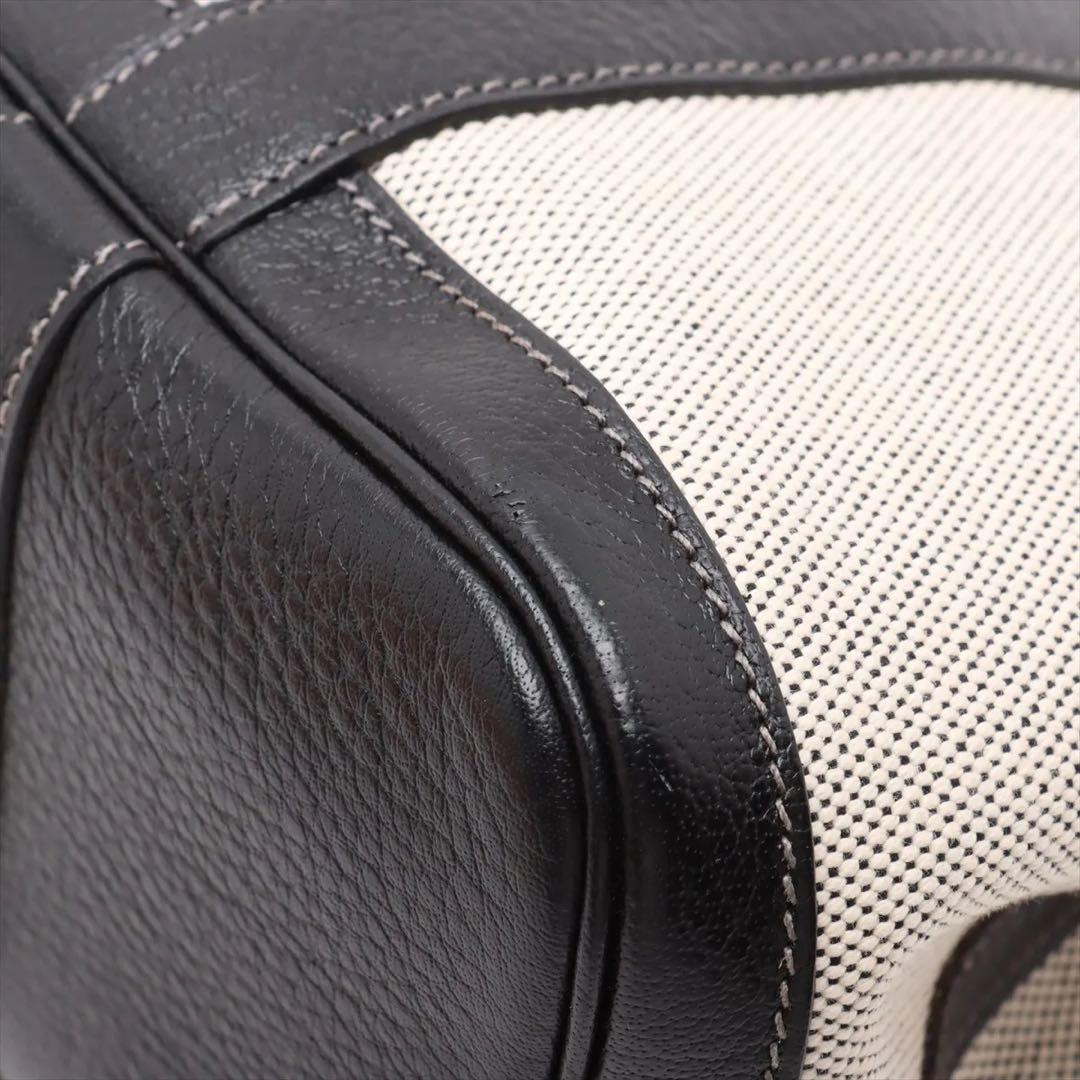 エルメス ガーデンパーティーTPM ブラック×ナチュラル ショルダー付　正規品