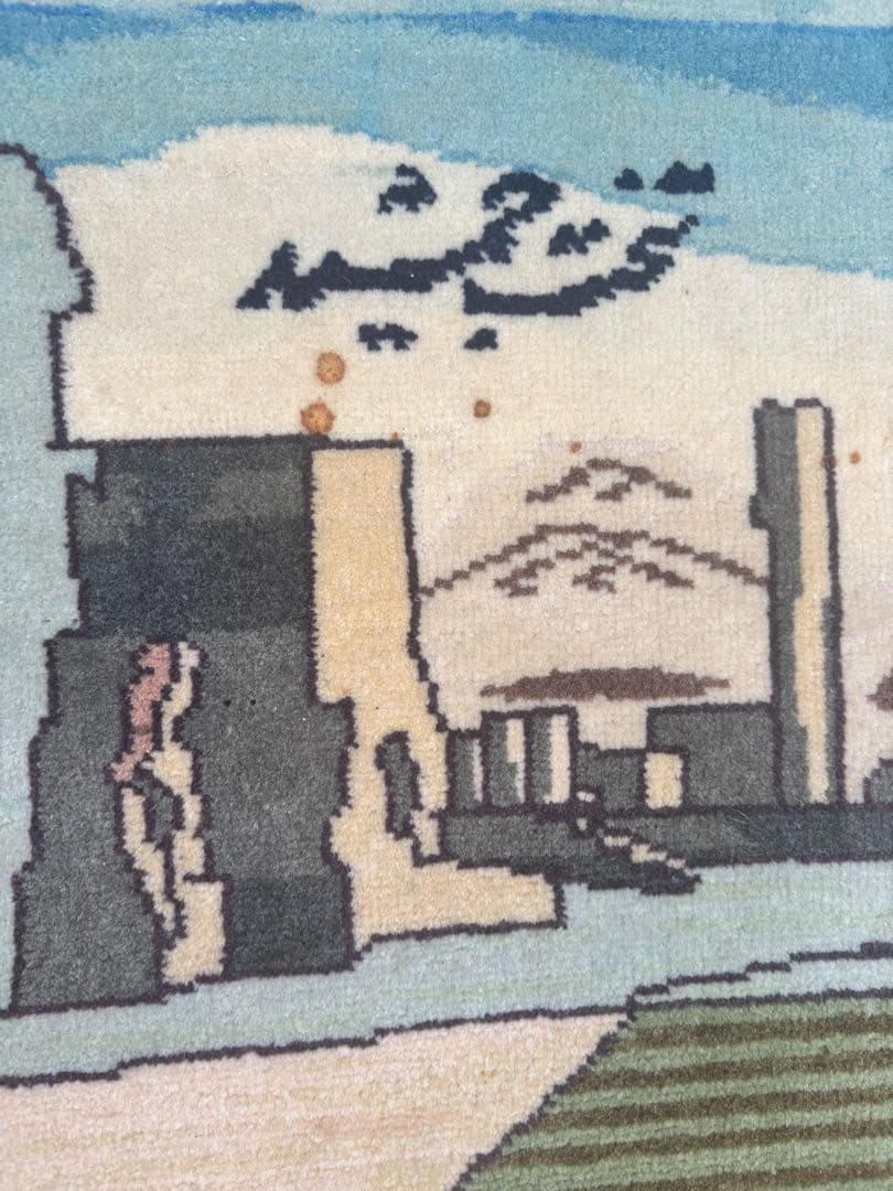 【レア柄・格安】ペルシャ絨毯　大判　手織り　パキスタン　タブリーズ