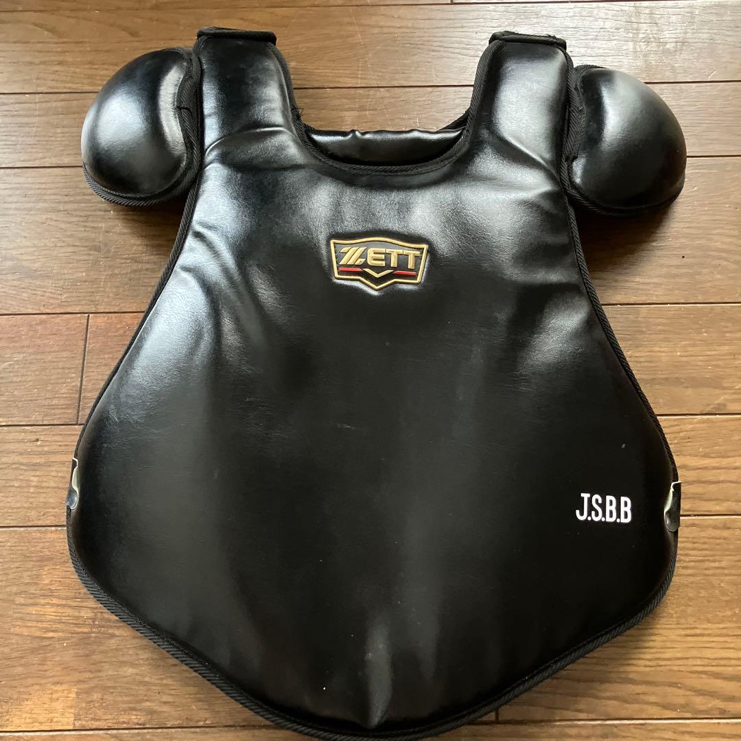 ZETT JSBB キャッチャー防具セット ブラック