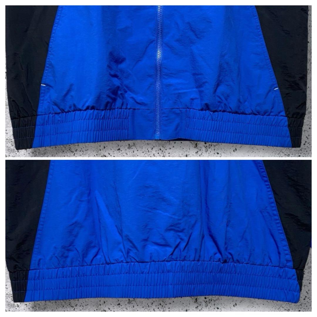 【希少XL】ミッチェル&ネス マジック ナイロンジャケット 青白黒 マルチカラー