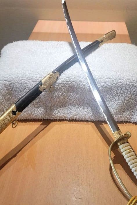 サーベル式軍刀　指揮刀　軍刀　摸造刀