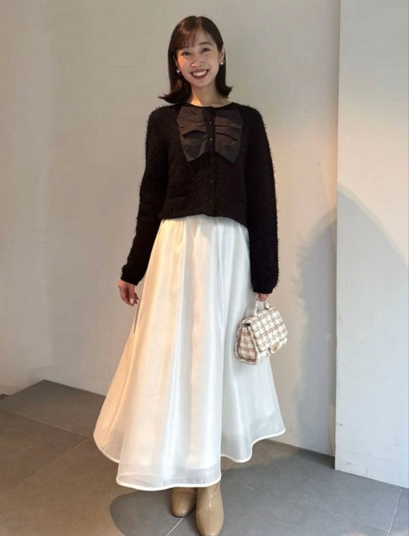 CELFORD ダブルリボンニットジャケット　今季新品タグ付き