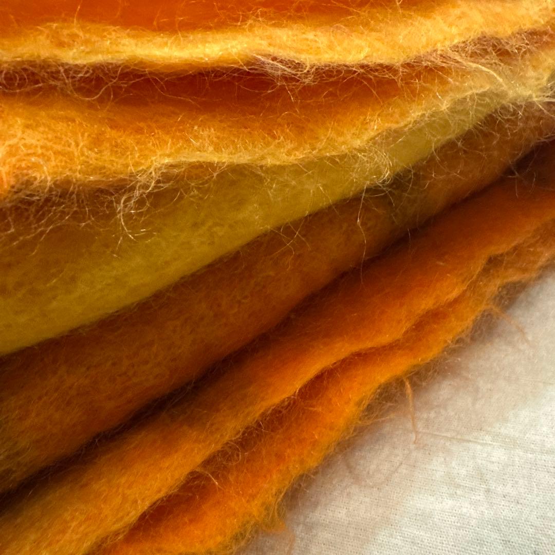 VINTAGE 100% MOHAIR BLANCKET ショール 超肉厚