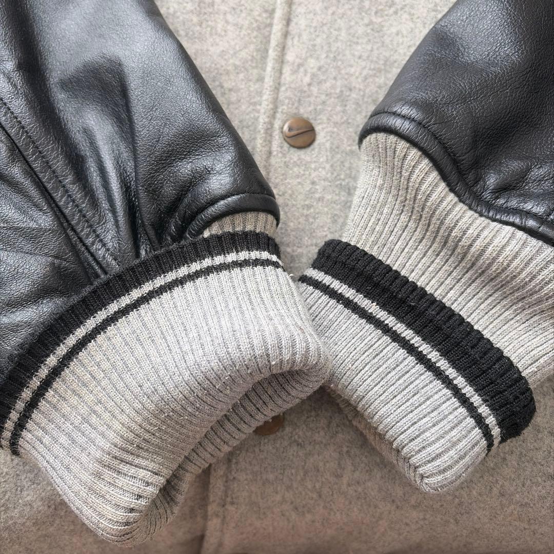 NIKE スタジャン 袖レザー スタジャン　バーシティジャケット　XL