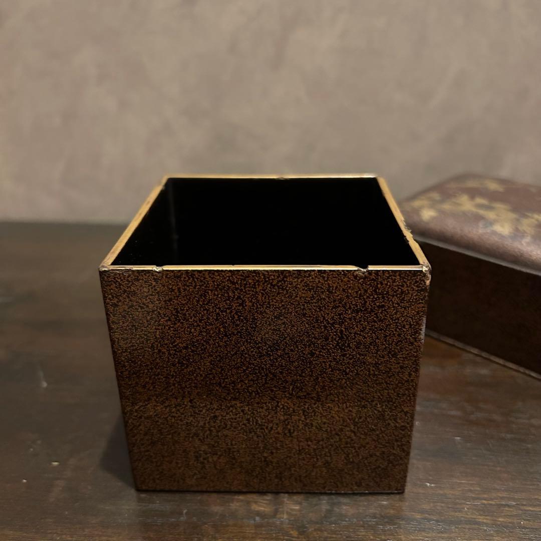 江戸時代　蒔絵　化粧箱　小物入れ　骨董　アンティーク