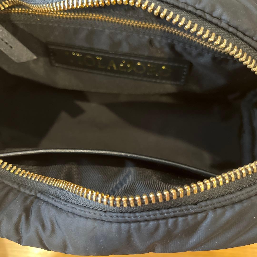 ヴィオラドーロ ショルダーバッグ ブラック キルティング