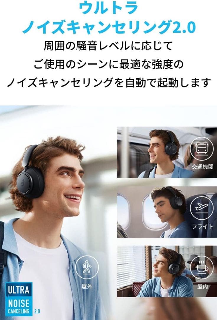 ヘッドホン Anker Soundcore Space Q45 Bluetooth 5.3