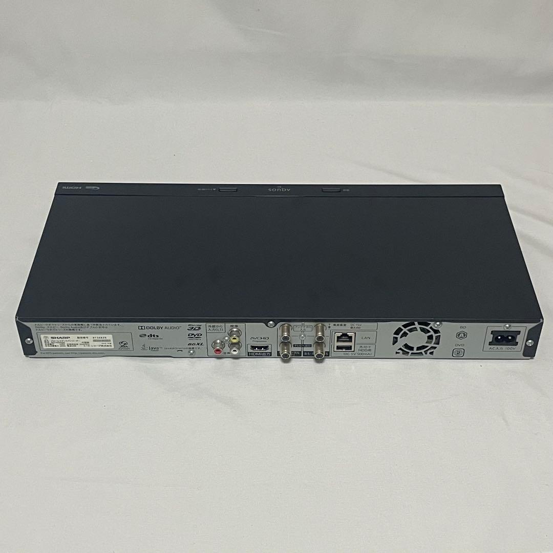 SHARP アクオス BDレコーダー2018年製 BD-NW520 本体 動作品