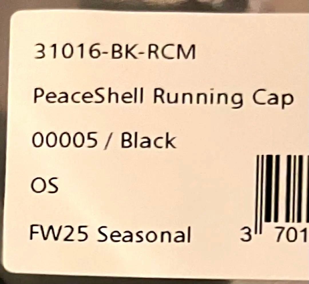 【新品】SATISFY Running Cult Member Cap 黒