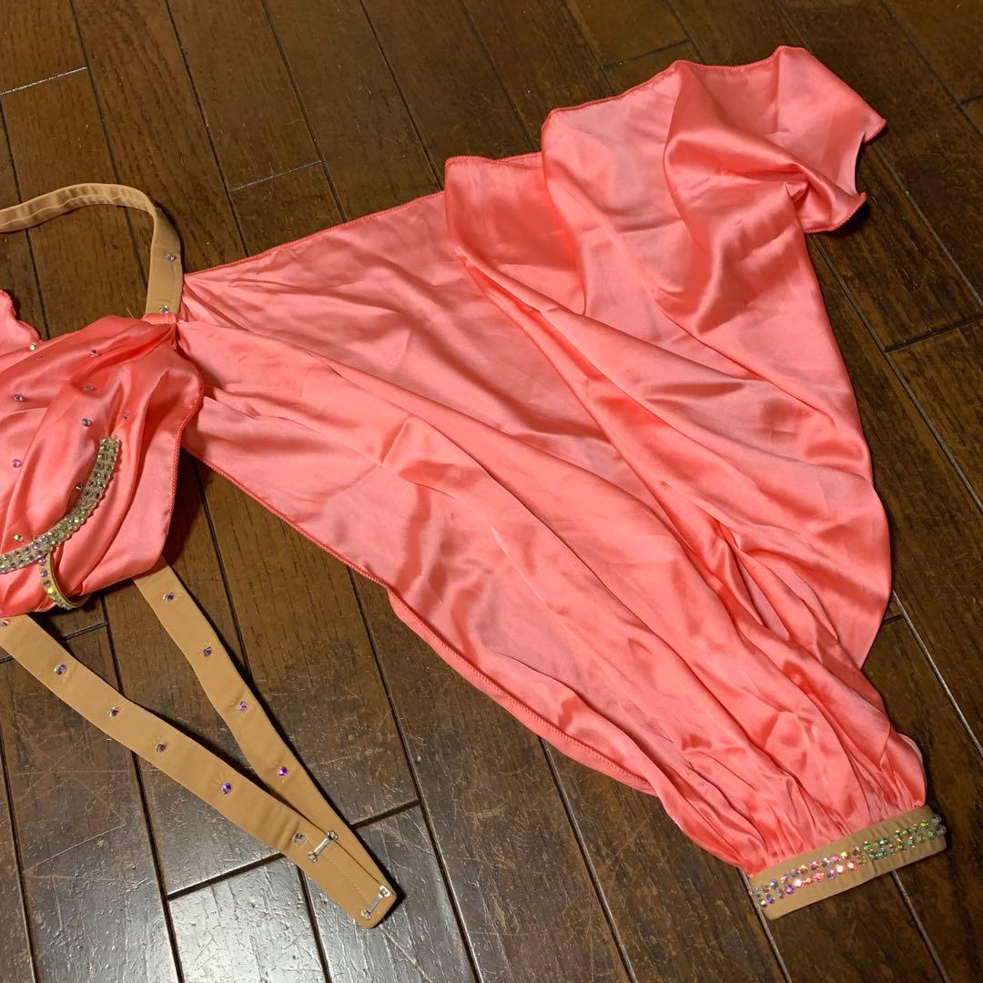 ❣️限定セール❣️新品 豪華ベリーダンス衣装 ベールスリーブ付ブラ＆スリットスカート