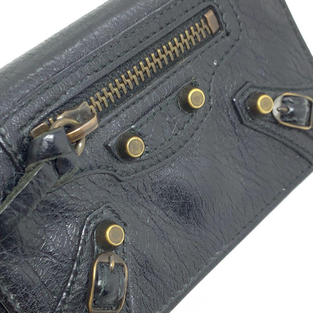 BALENCIAGA ネオクラシック レザー カードケース 100110