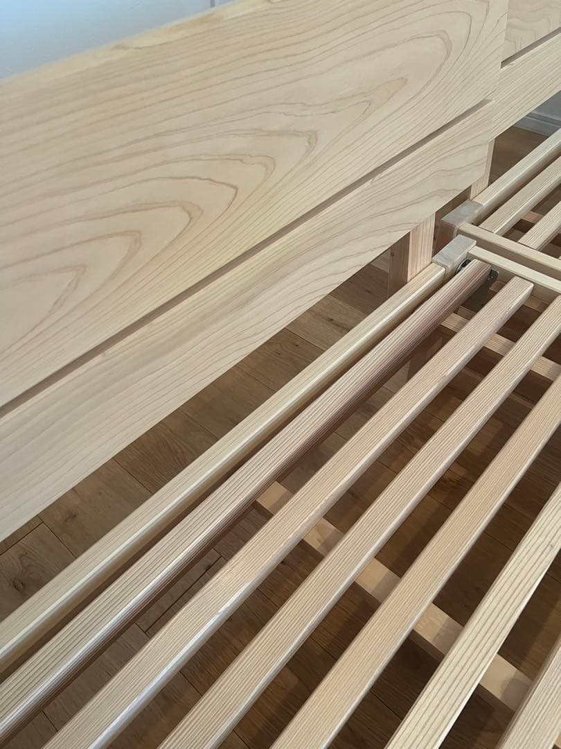 日本製　TOKOTOKO（トコトコ） すのこベッドフレーム/シングル　b