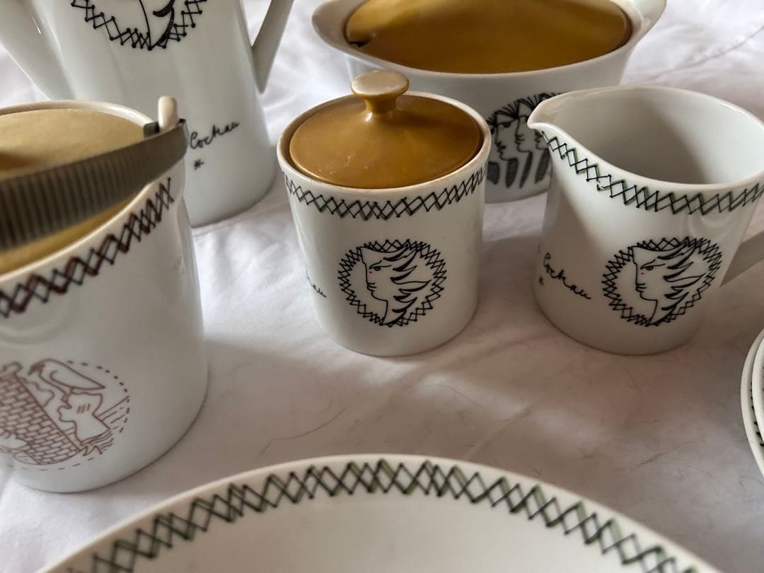 ジャン・コクトー　食器セット