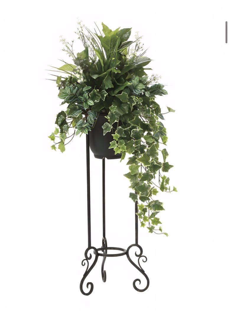 光触媒　人工観葉植物　フェイクグリーン　グリーンスタンドアイビー1.1m