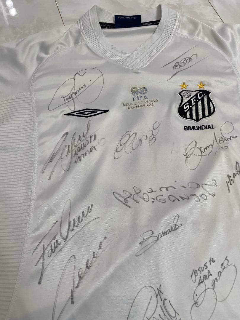 サントス代表サイン入りユニフォーム