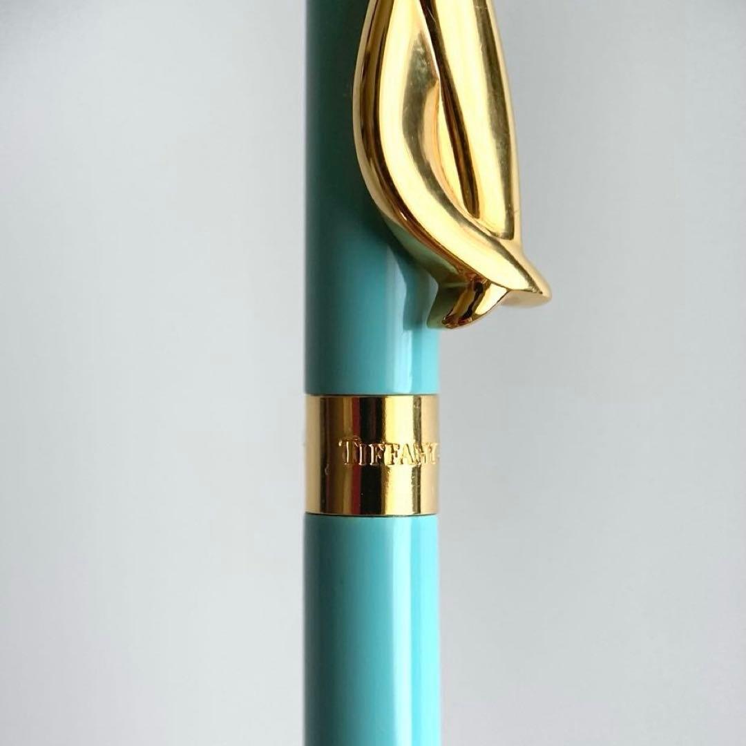 美品【正規品替芯付】 Tiffany&Co. ボールペン リボン ティファニー