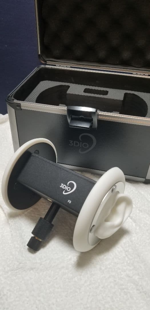【使用数3回の美品】3dioバイノーラルマイクおまけ電池付き
