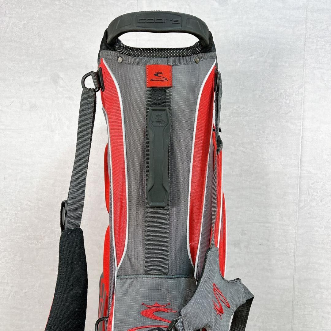 Cobra コブラ キャディバッグ 赤　レッド　スタンド式　フード無し　ゴルフ