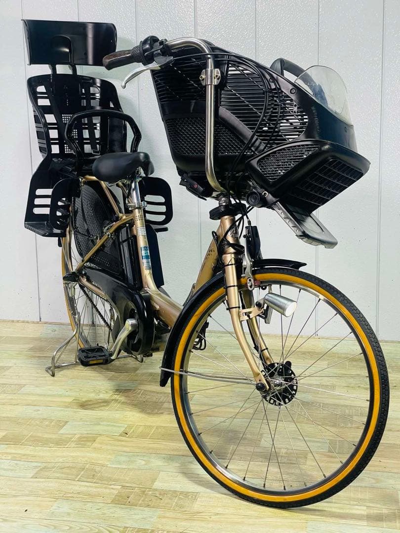 3022ブリヂストン8.9アンペア3人乗り対応子供乗せ　電動アシスト自転車