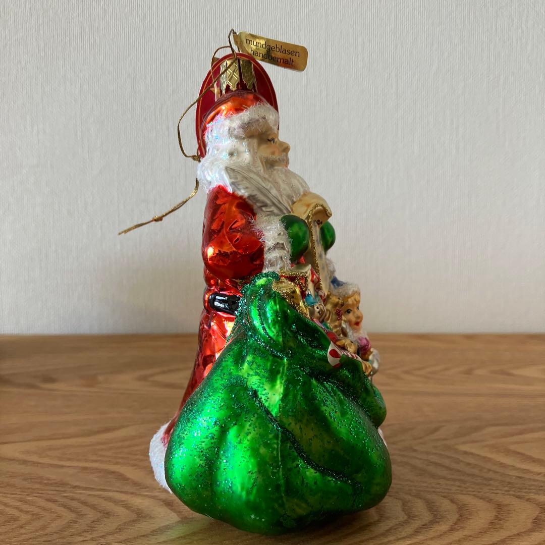 ドイツ ケーテウォルファルト クリスマス 飾り ツリー オーナメントサンタ3点