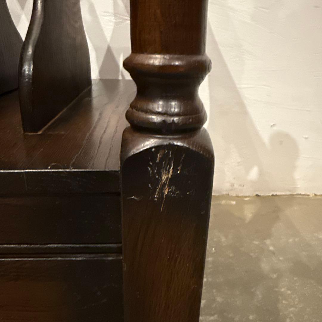 年末年始saleヴィンテージ　マガジンラック　引き出し付き　2