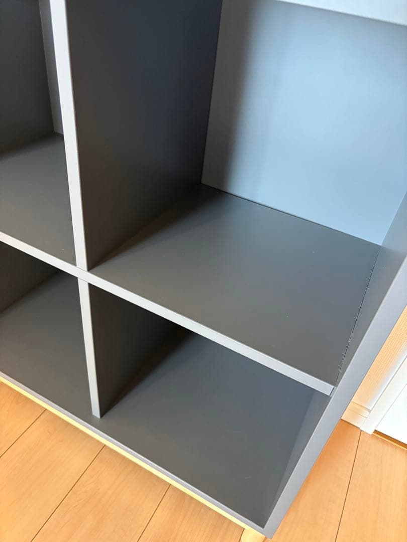 【美品 直接引渡】IKEA 本棚エーケト ダークグレー