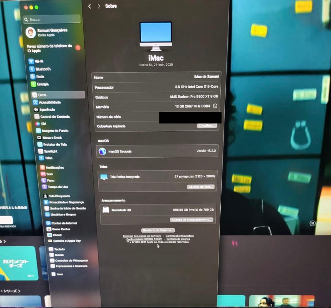 Apple iMac27インチ770GB Retina5K2020純正キーボード