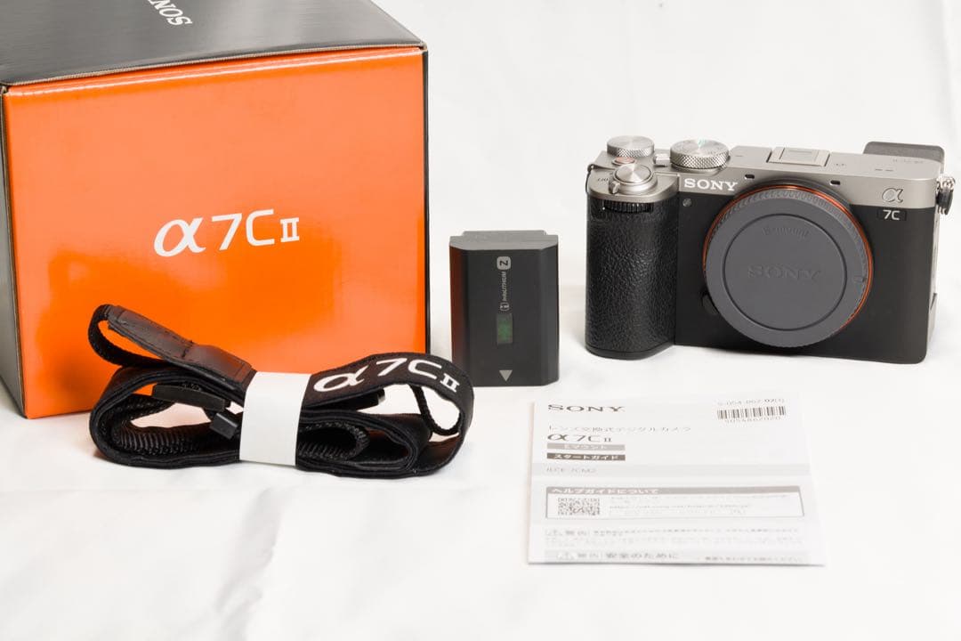 シャッター数100枚以下 α7cⅡ シルバー ソニー カメラSONY