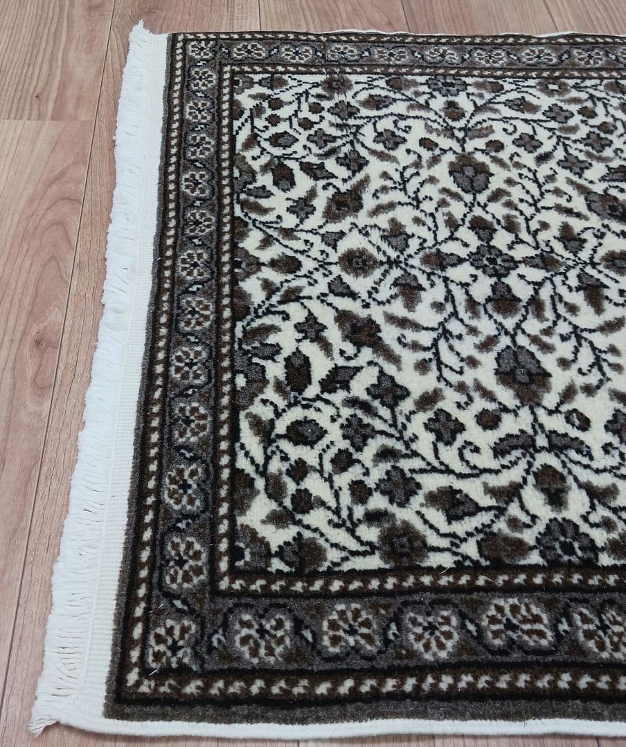 Y3188-2 トルコ カイセリ絨毯 ウール×コットン 手織り マット