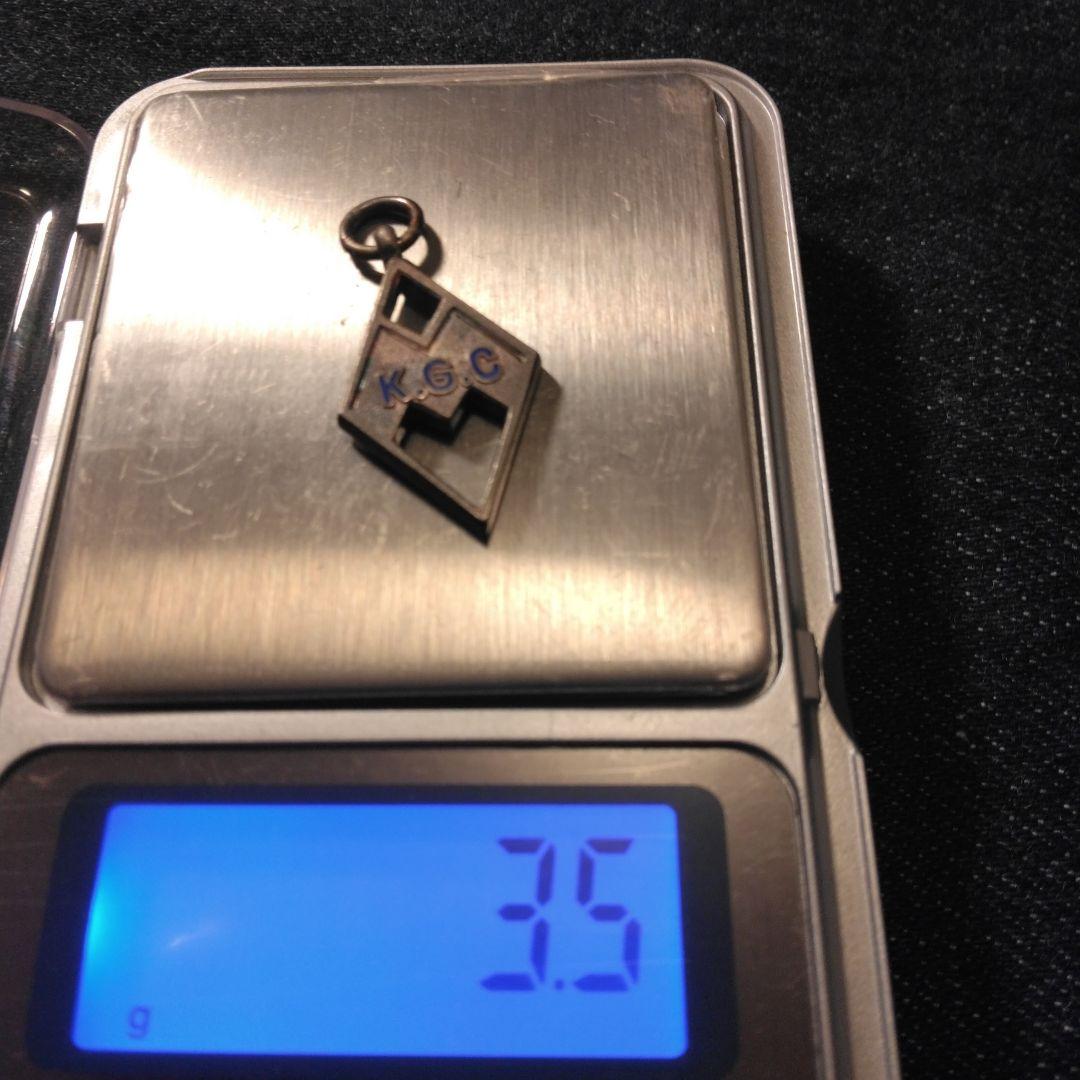 戦前、K.G.C. カレッジメダル 　トップ　ビンテージ　デッドストック　純銀