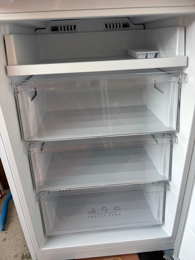 女性オーナー24年製 ニトリ 274L 2ドア冷蔵庫 NR-274L WH