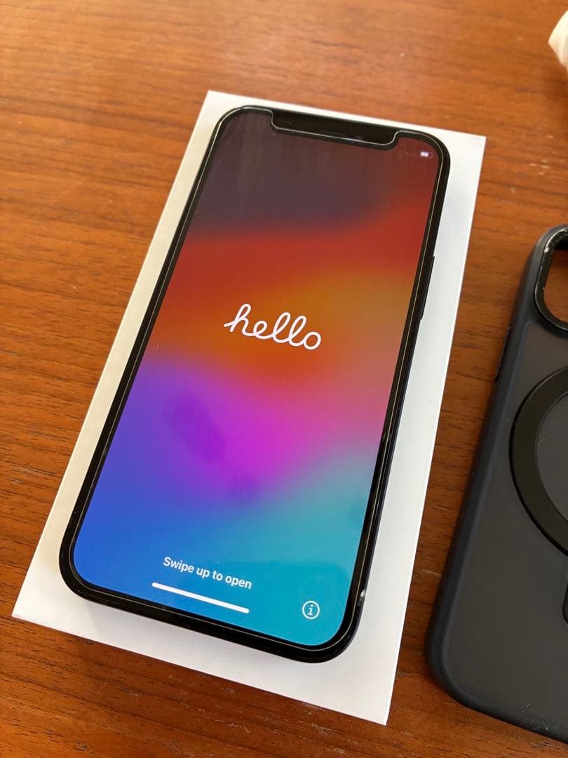 iphone 12mini 128GB 黒　ケース　保護フィルム付