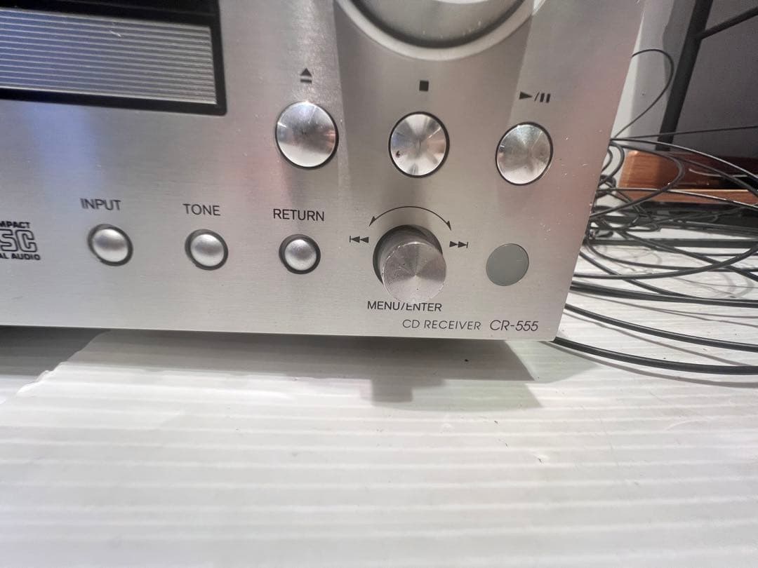 ONKYO CR-555 CDレシーバー USB対応 リモコン、取説、箱付き
