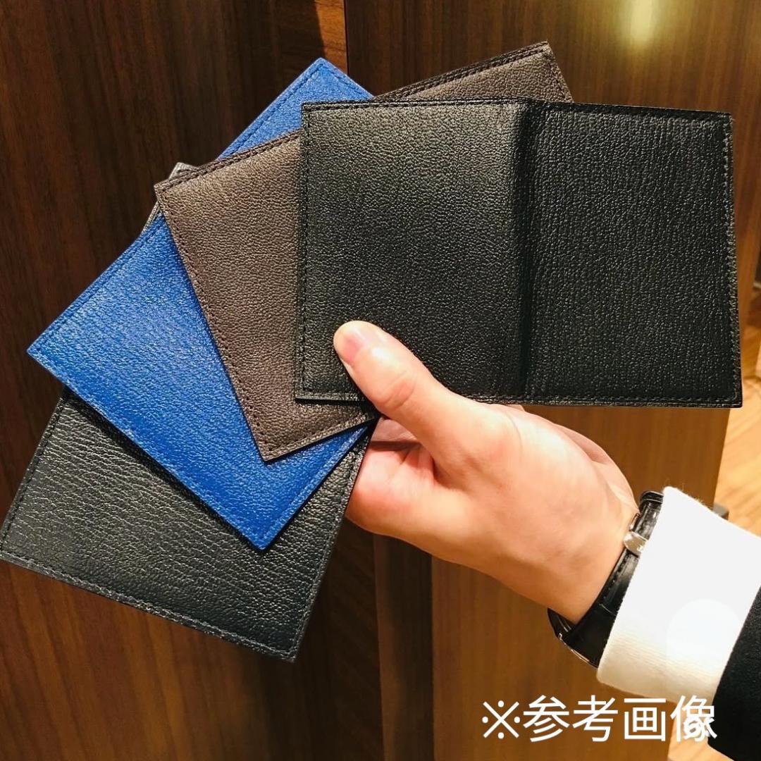 2371【レア★新品 定価2.2万円】ラルコバレーノ★名刺入れ★レザー★本革★