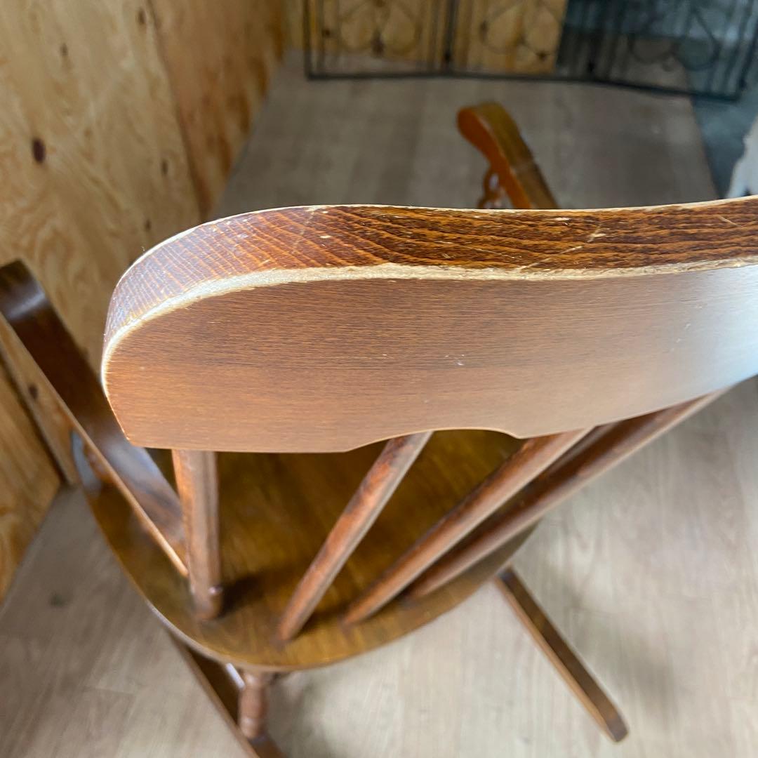 柏木工 ロッキングチェア 椅子 アンティーク 家具 かしわ