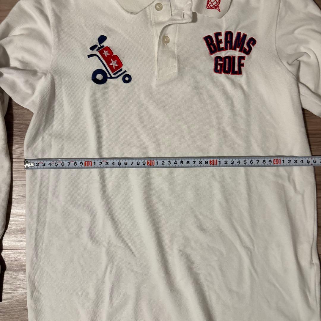 BEAMS GOLF ホワイト 長袖シャツ