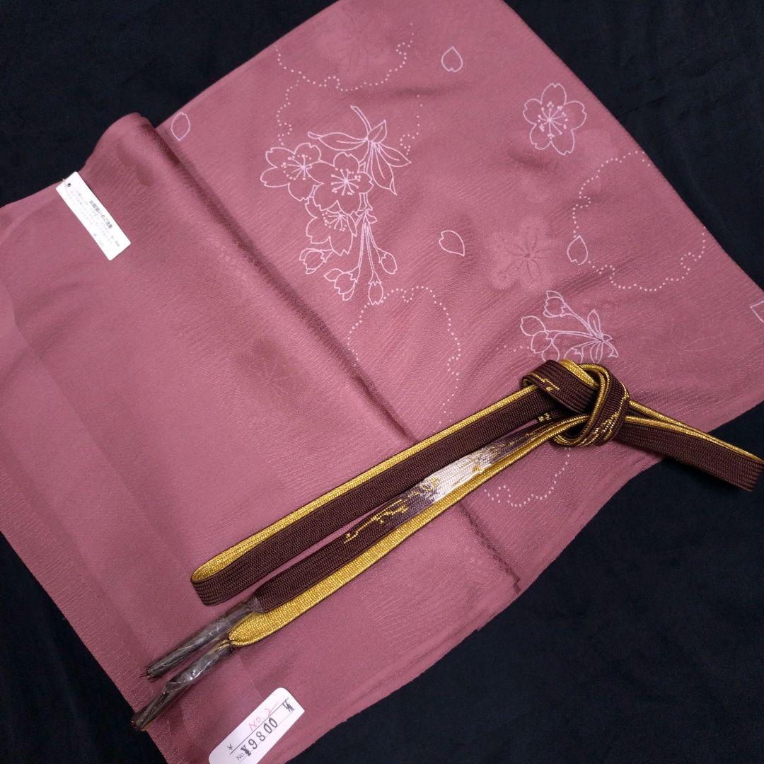 734　半額セール　正絹　高島屋誂え　未使用品　友禅　訪問着　4点フルセット